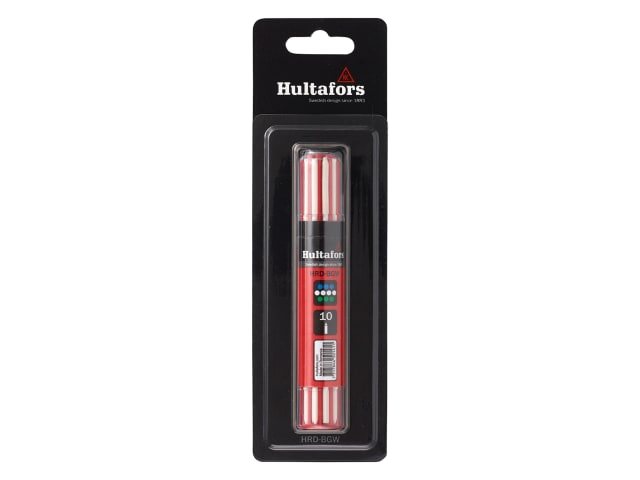 Hultafors Dry Marker Refill Blue/White/Green (10) Blister Pack