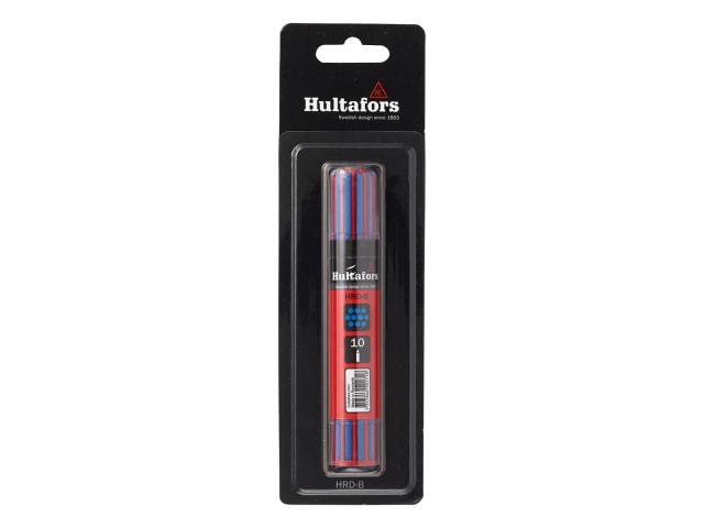 Hultafors Dry Marker Refill Blue (10) Blister Pack