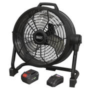 Sealey 2-in-1 Cordless/Corded 16" High Velocity Drum Fan 20V SV20 Series Kit