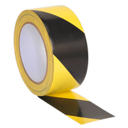 Sealey Hazard Warning Tape 50mm x 33m Black/Yellow
