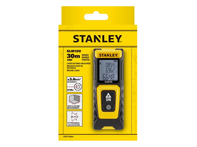 STANLEY® Intelli Tools SLM100 Laser Distance Measure 30m
