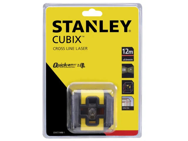 STANLEY® Intelli Tools Cubix Cross Line Laser Level (Red Beam)