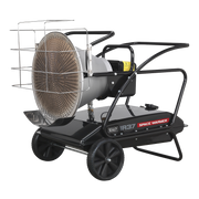 Sealey Infrared Space Warmer® Paraffin/Kerosene/Diesel Heater with Wheels 125,000Btu/hr