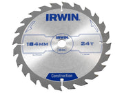 IRWIN® Construction Circular Saw Blade 184 x 16mm x 24T ATB