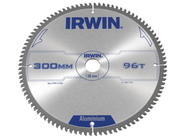 IRWIN® Professional Aluminium Circular Saw Blade 300 x 30mm x 96T TCG