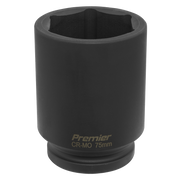 Sealey Impact Socket 75mm Deep 1"Sq Drive