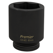 Sealey Impact Socket 80mm Deep 1"Sq Drive