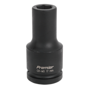 Sealey Impact Socket 17mm Deep 3/4"Sq Drive