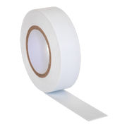 Sealey PVC Insulating Tape 19mm x 20m White Pack of 10