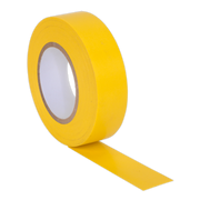 Sealey PVC Insulating Tape 19mm x 20m Yellow Pack of 10