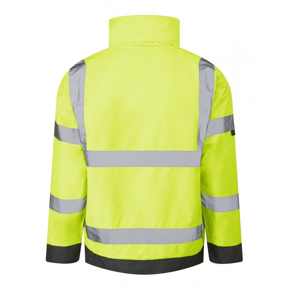 Leo Workwear CHIVENOR Leo EcoViz 4K Baffle Lined Bomber Jacket