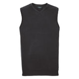 Russell Collection V-Neck Sleeveless Knitted Sweater
