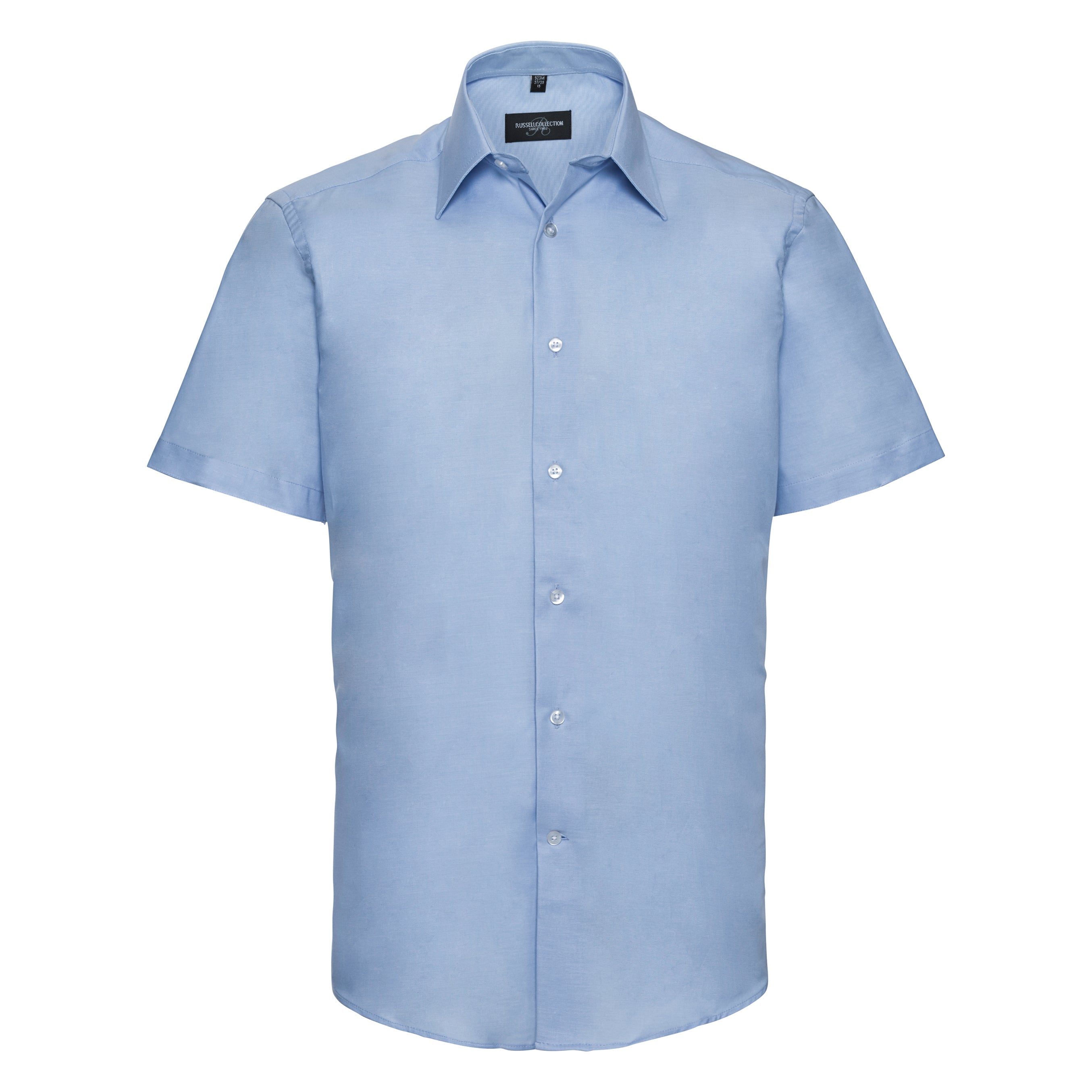 Russell Collection Short Sleeve Easycare Tailored Oxford Shirt