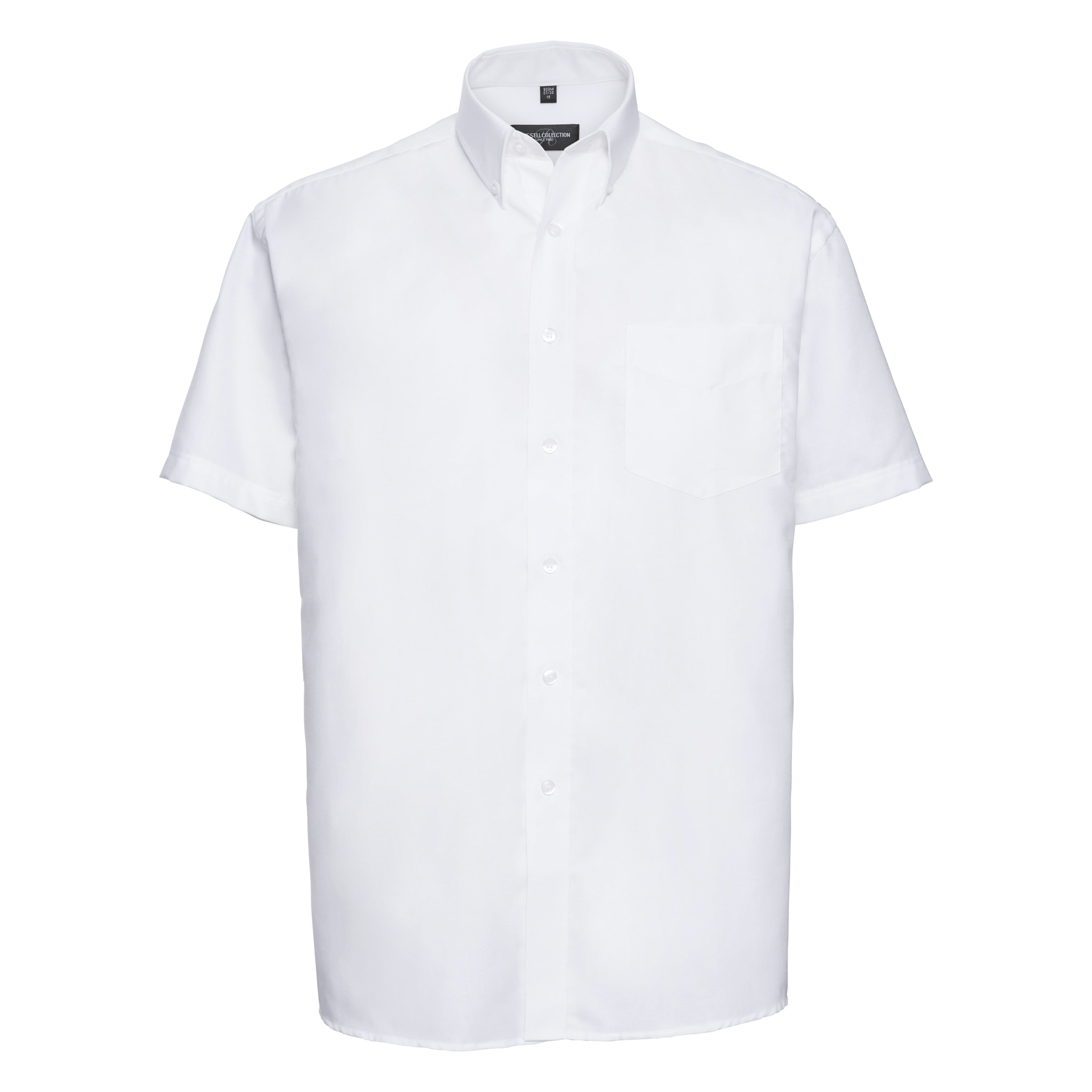 Russell Collection Short Sleeve Easycare Oxford Shirt