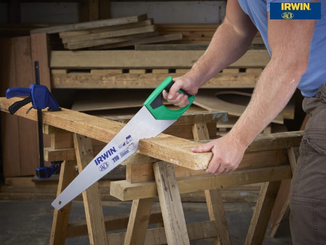 IRWIN® Jack® 770UHP Coarse Hardpoint Handsaw Soft Grip 550mm (22in) 7 TPI