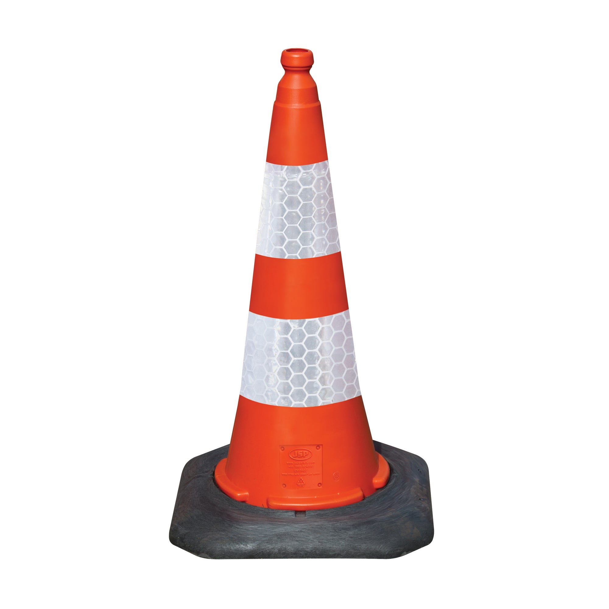 JSP Dominator 75cm Road Traffic Cone with Twin Sealbrite Sleeve