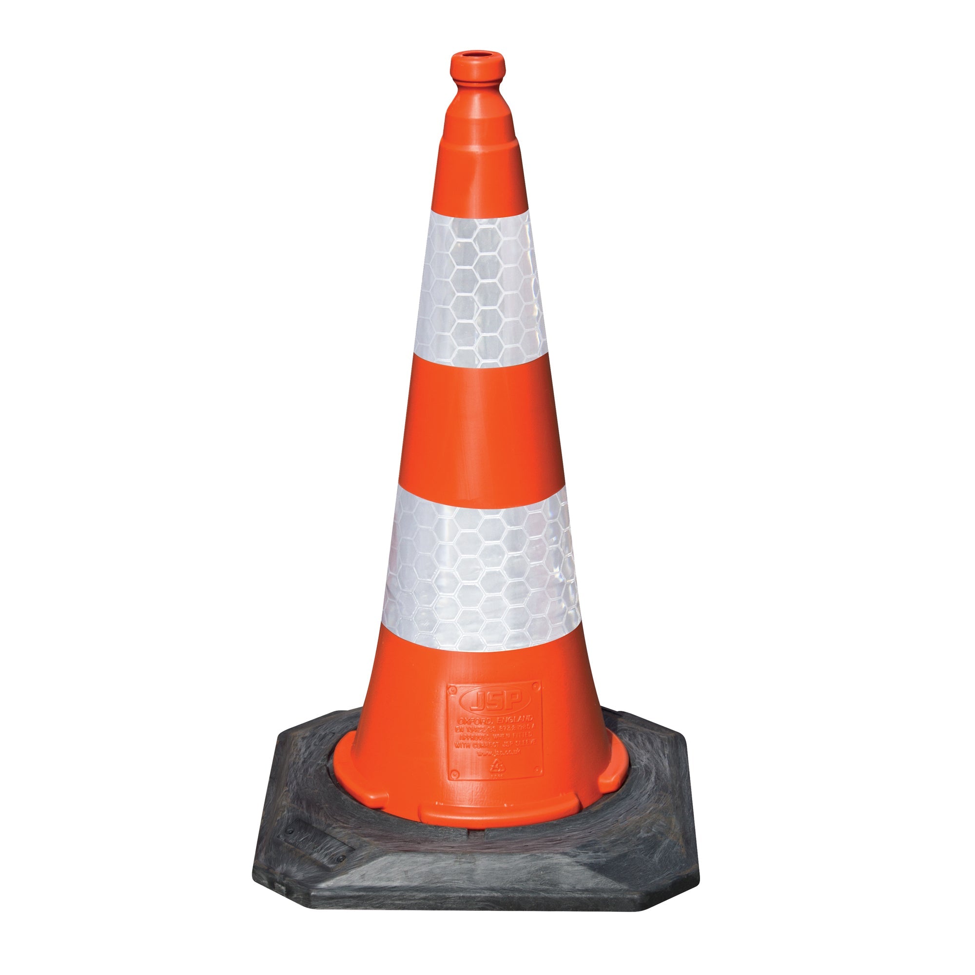 JSP Navigator 75cm Traffic Cone with Twin Sealbrite Sleeve
