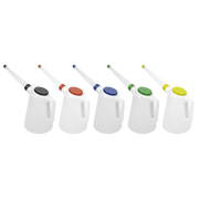 Sealey Oil Containers with Lid & Flexible Spout 5L - Set of 5