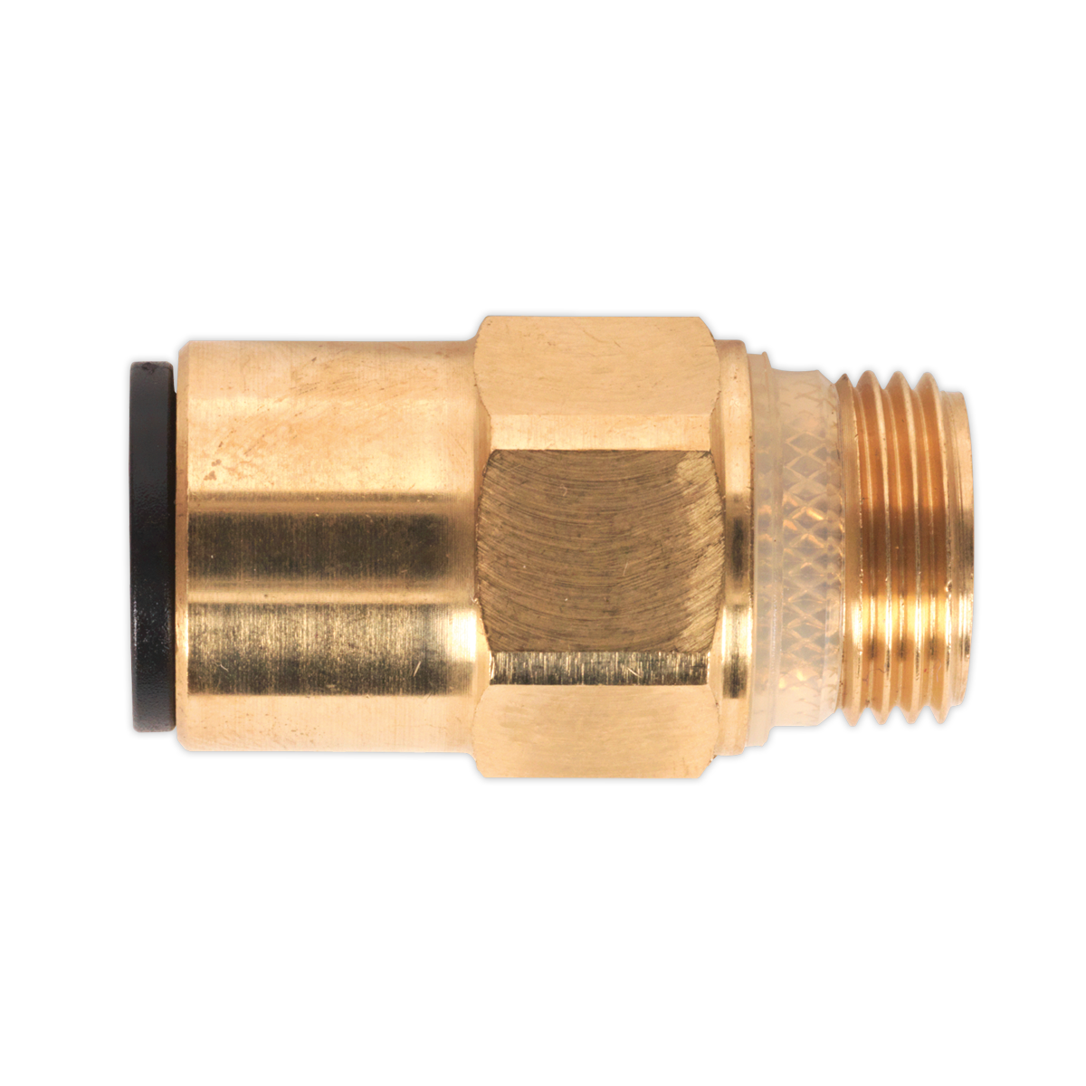 Sealey Brass SuperThread Straight Adaptor 12mm x 3/8"BSP Pack of 2 (John Guest Speedfit® - RM011213)