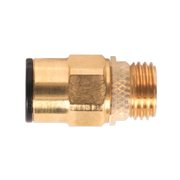 Sealey Brass SuperThread Straight Adaptor 8mm x 1/4"BSP Pack of 2 (John Guest Speedfit® - RM10812)