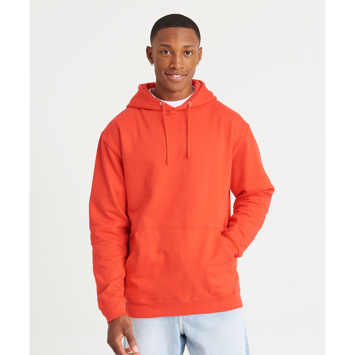 Awdis Just Hoods College Hoodie - Sherbert Lemon