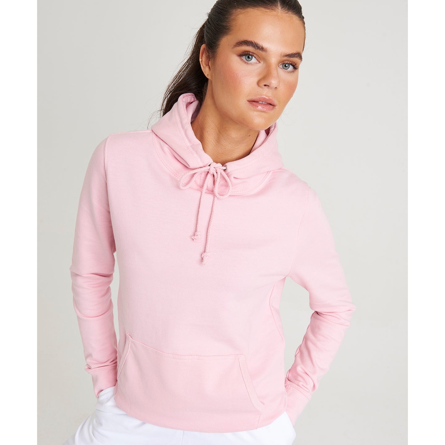 Awdis Just Hoods Women's College Hoodie - Nude