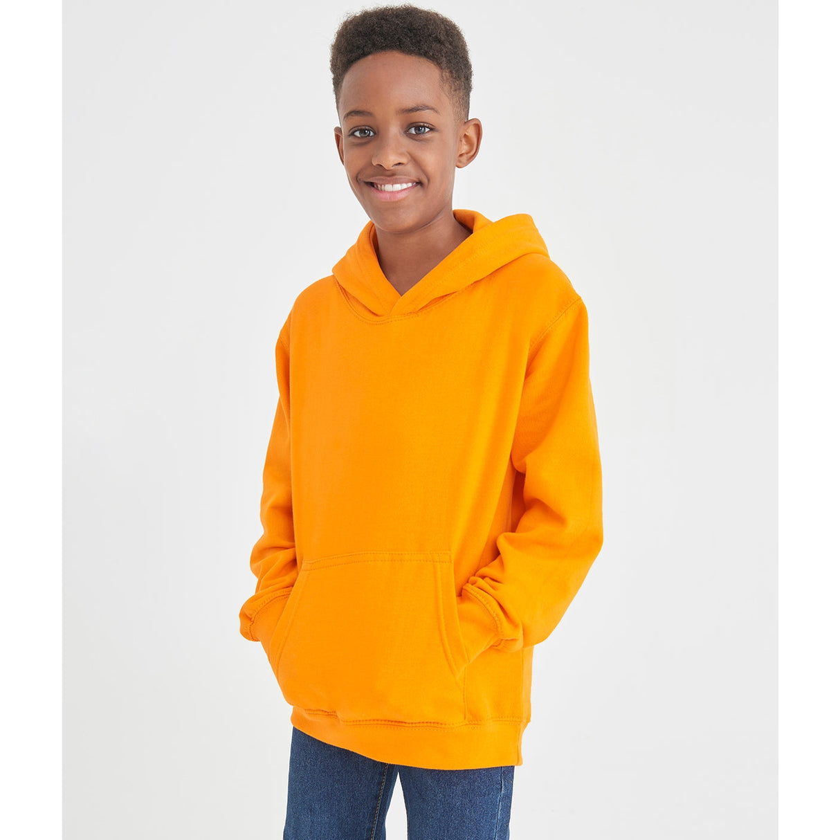 Awdis Just Hoods Kids Hoodie - Bottle Green
