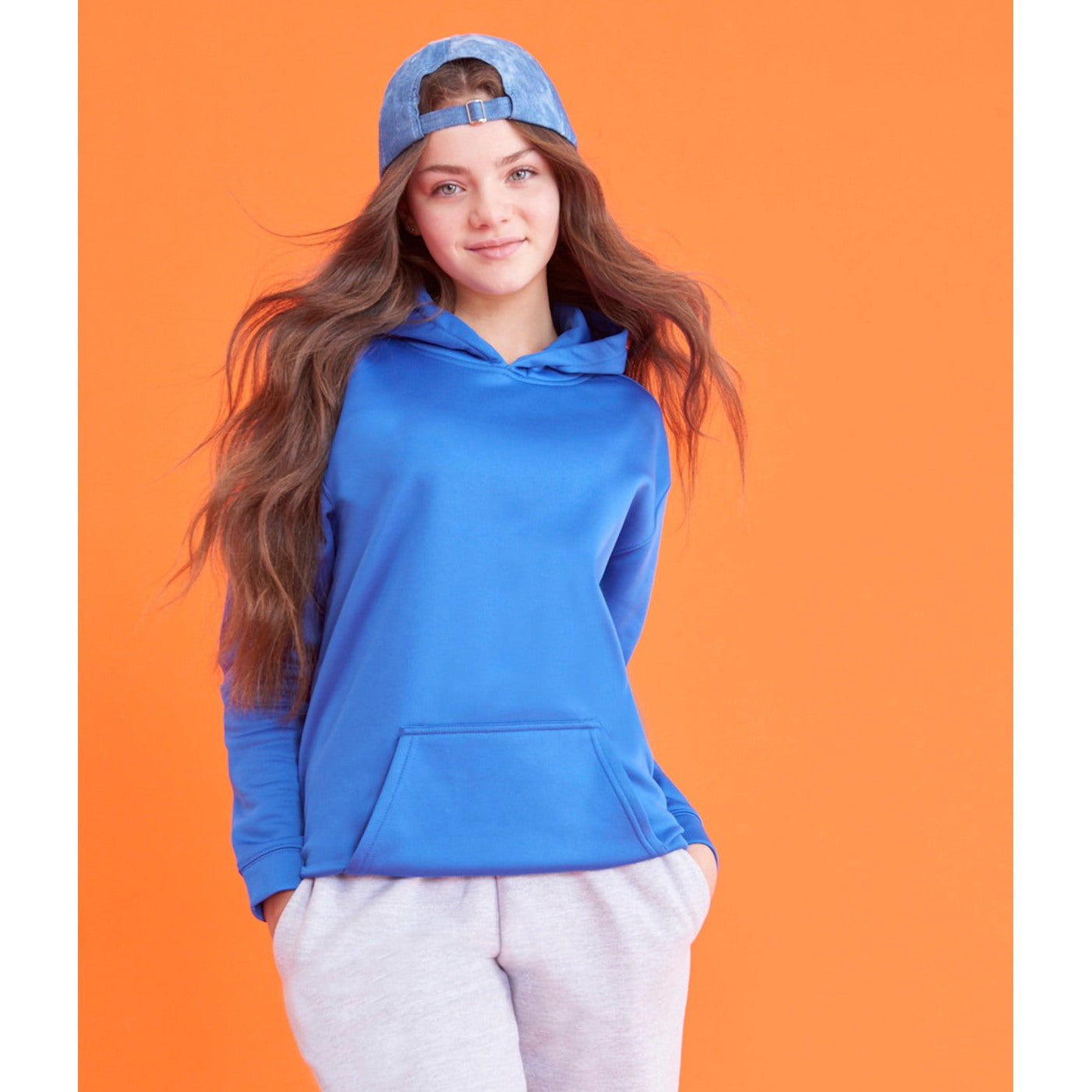 Awdis Just Hoods Kids Sports Polyester Hoodie