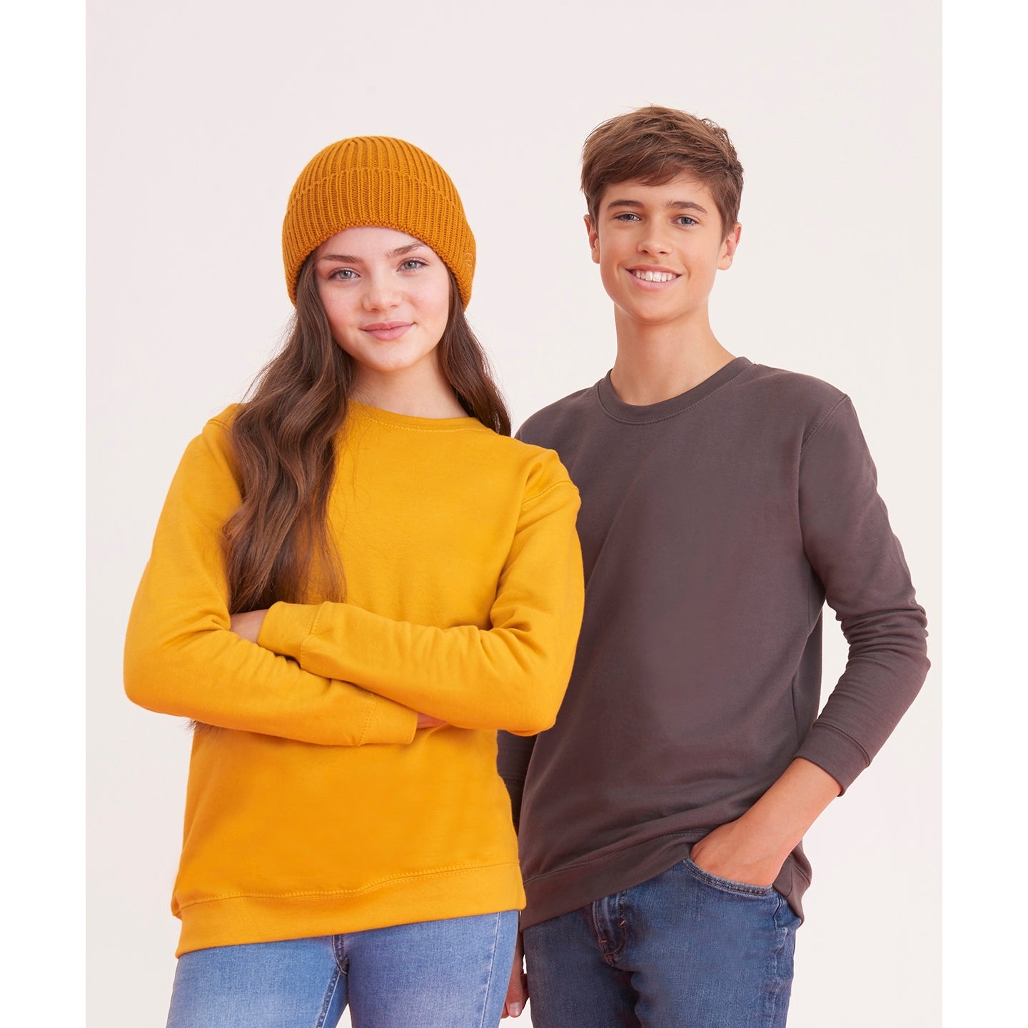 Awdis Just Hoods Kids Awdis Sweatshirt - Desert Sand