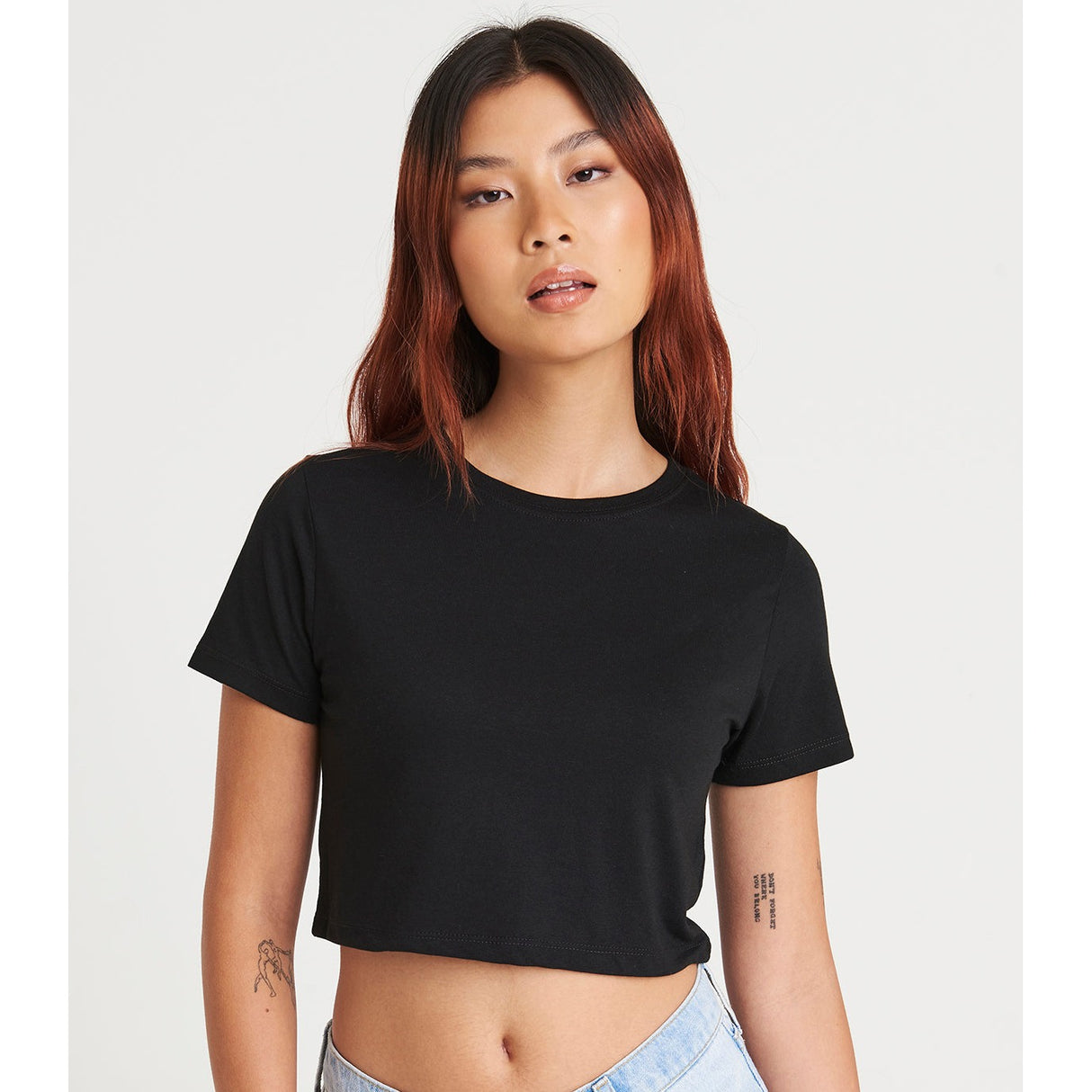 Awdis Just T's Women's Triblend Cropped T