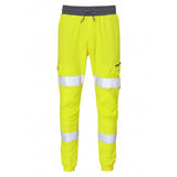 Leo Workwear HAWKRIDGE Leo EcoViz High Performance 4X Stretch Trouser- Hi-Vis Yellow