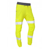 Leo Workwear HAWKRIDGE Leo EcoViz High Performance 4X Stretch Trouser- Hi-Vis Yellow