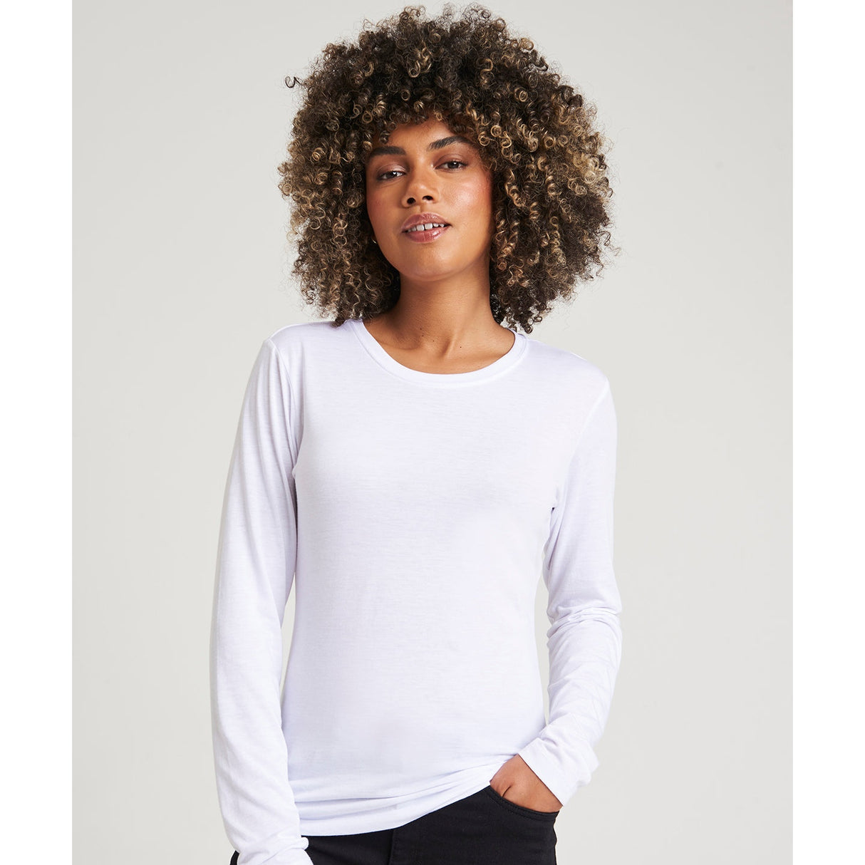 Awdis Just T's Women's Triblend T Long Sleeve