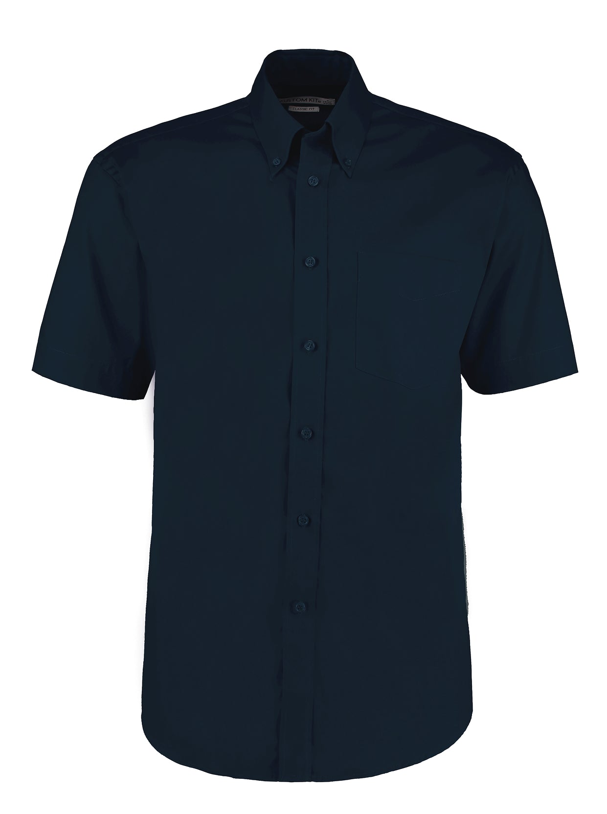 Kustom Kit Corporate Oxford Shirt Short-Sleeved (Classic Fit) - Dark Navy