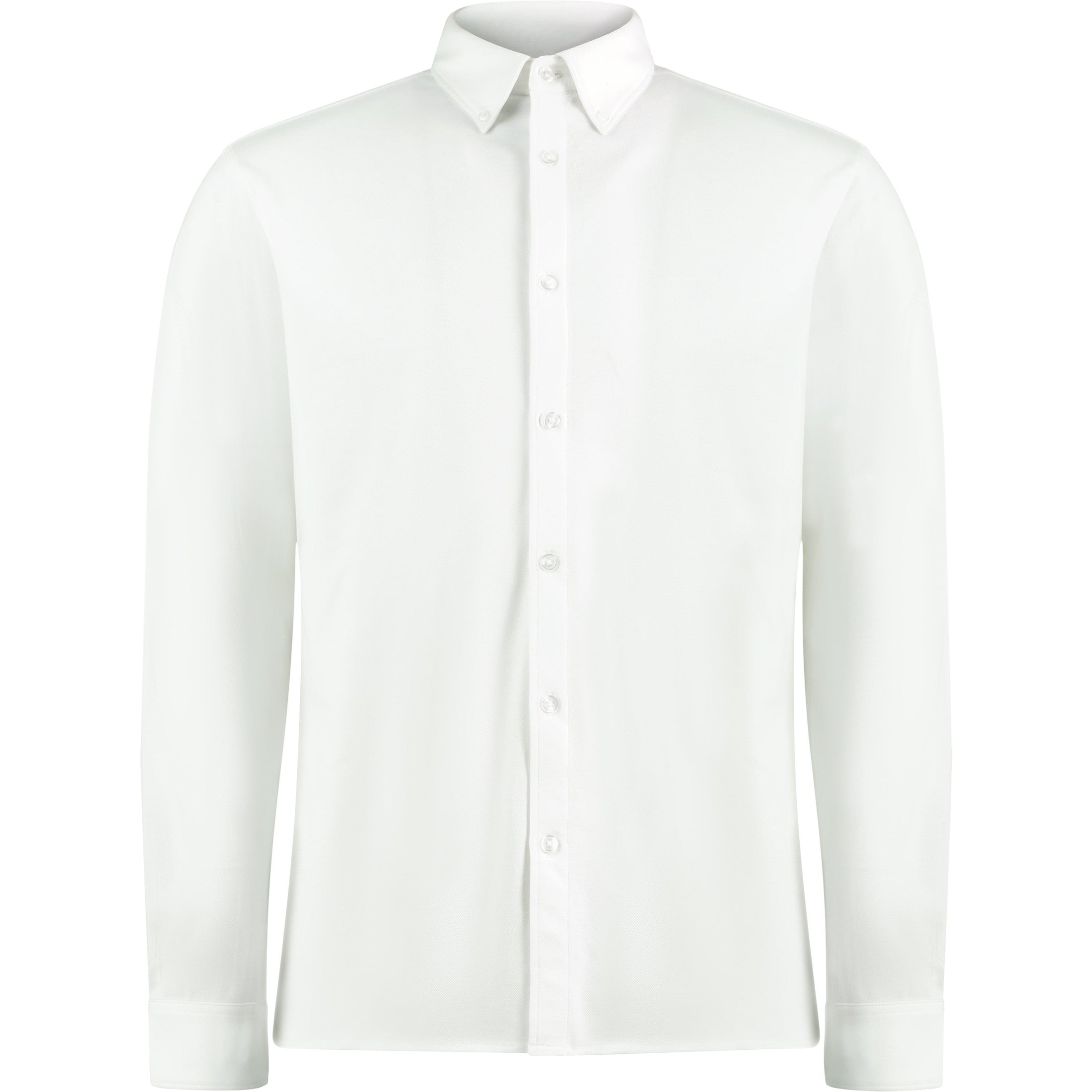 Kustom Kit Long Sleeve Superwash® 60° Piqué Shirt (Tailored Fit)