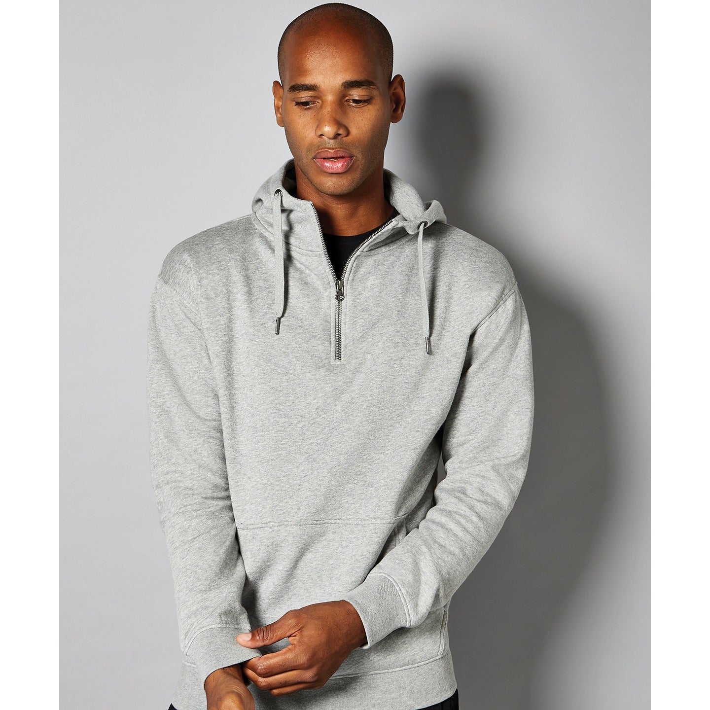 Kustom Kit Regular Fit 1/4 Zip Hoodie