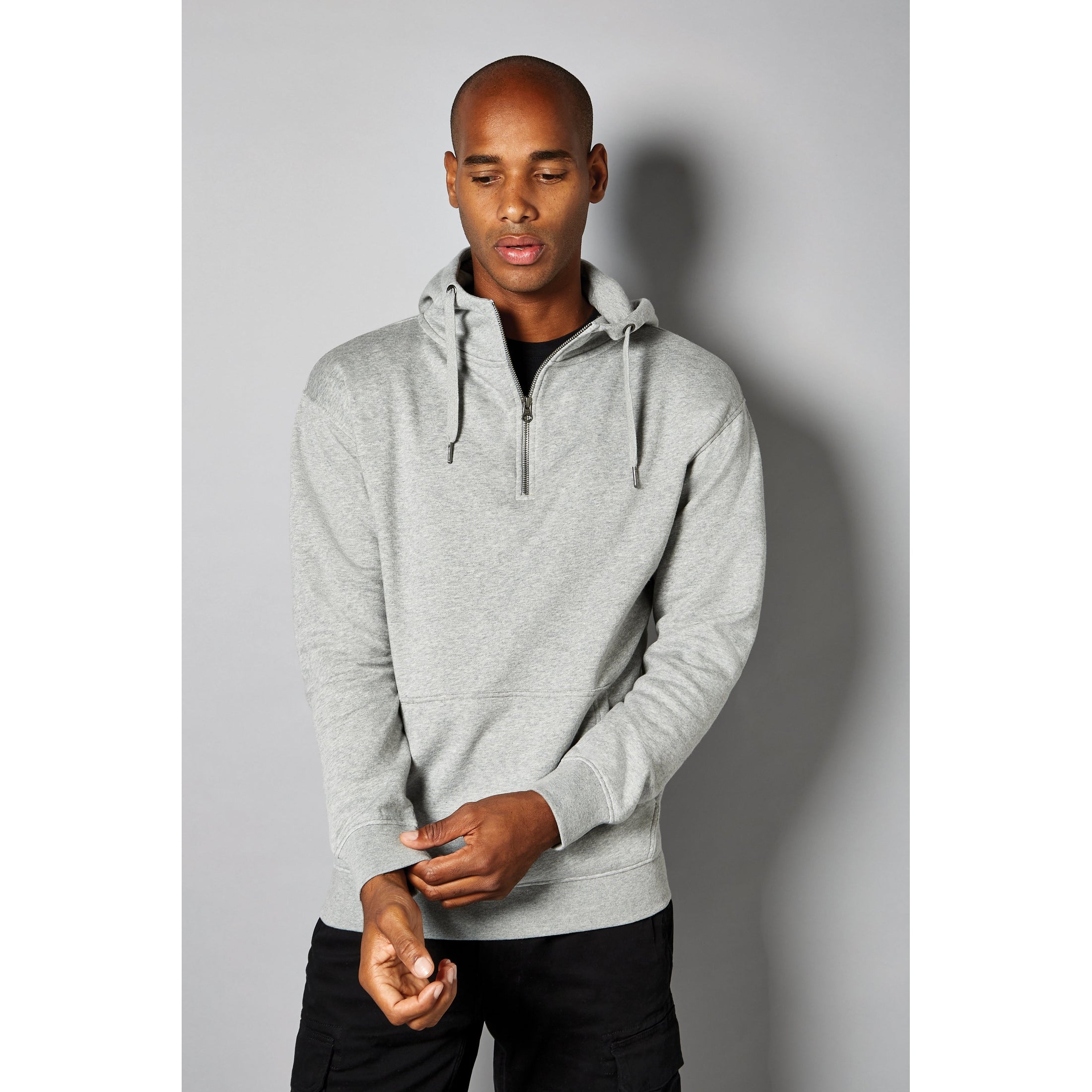 Kustom Kit Regular Fit 1/4 Zip Hoodie