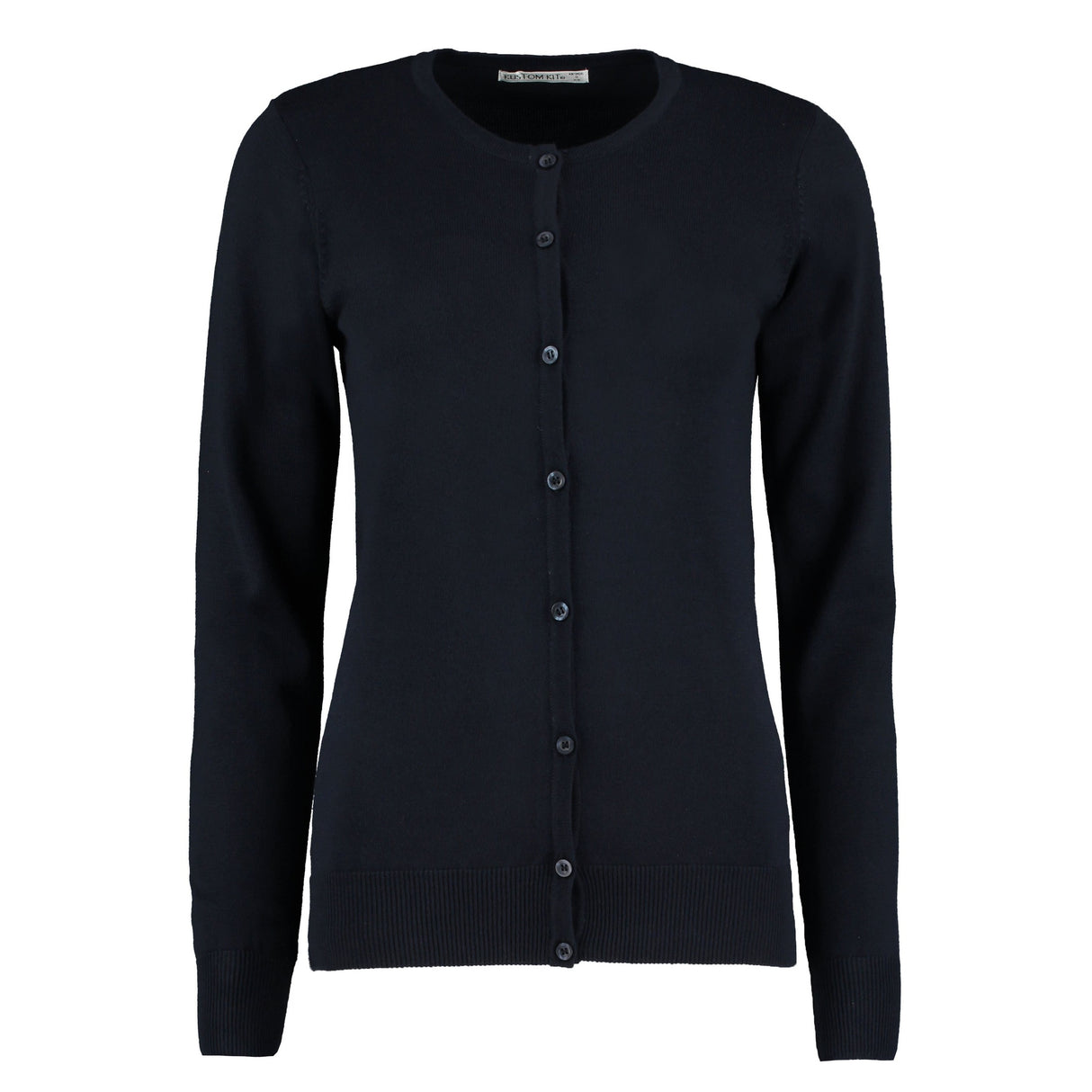 Kustom Kit Women's Arundel Crew Neck Cardigan Long Sleeve (Classic Fit)