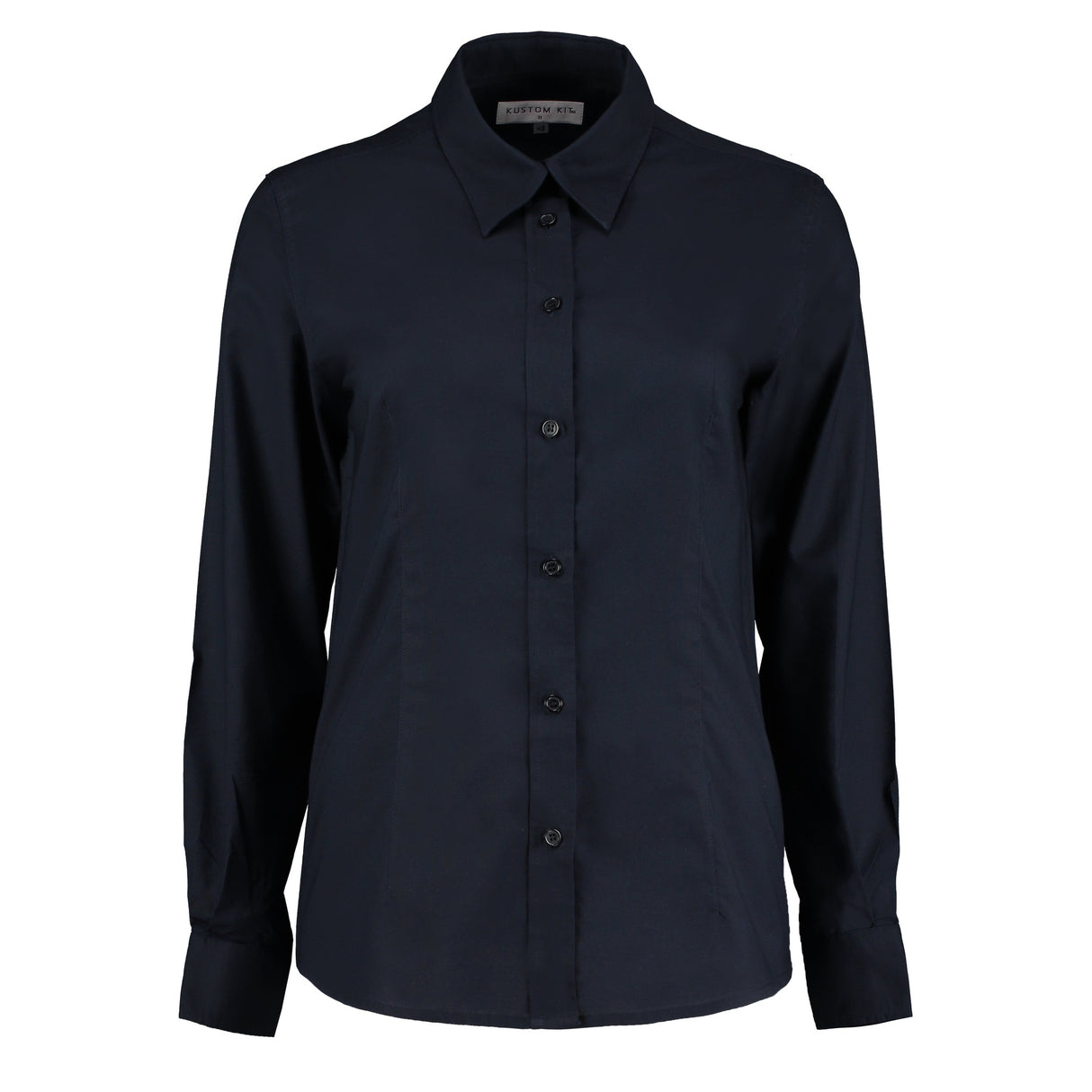 Kustom Kit Women's Workplace Oxford Blouse Long-Sleeved (Tailored Fit)