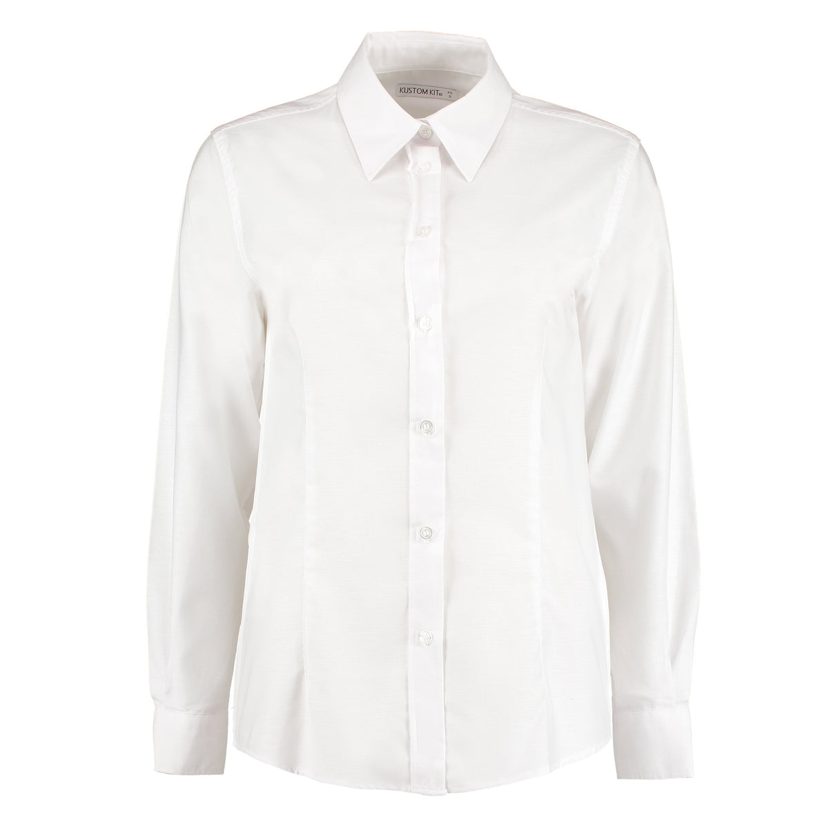 Kustom Kit Women's Workplace Oxford Blouse Long-Sleeved (Tailored Fit)