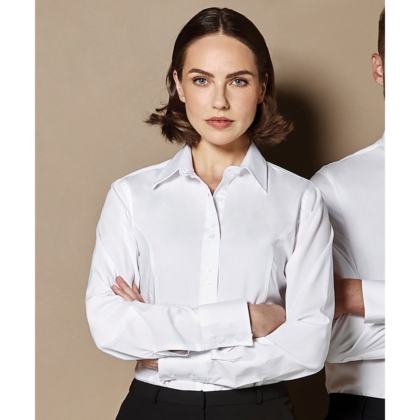 Kustom Kit Women's City Business Blouse Long Sleeve