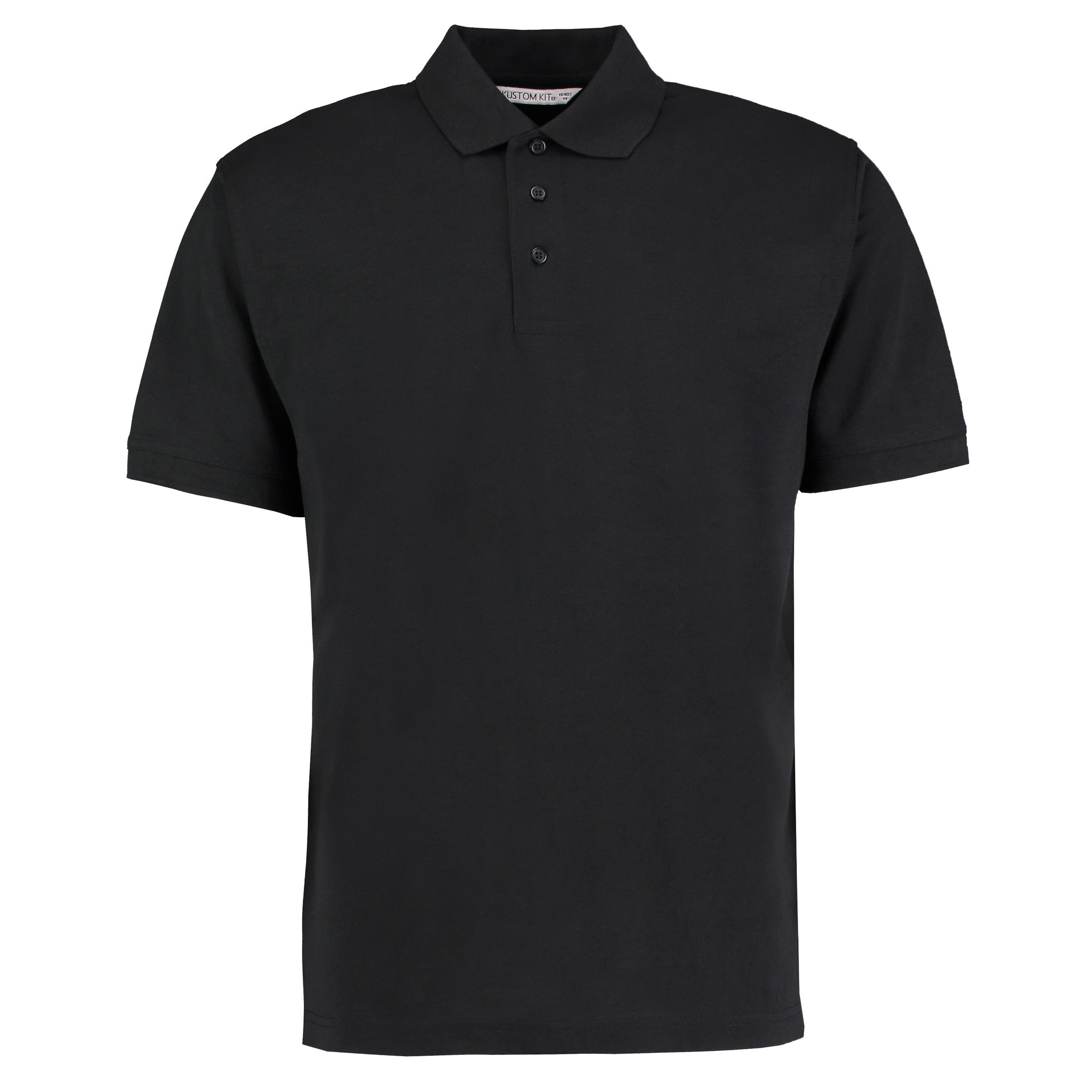 Kustom Kit Klassic Polo With Superwash® 60°C (Classic Fit) - Black