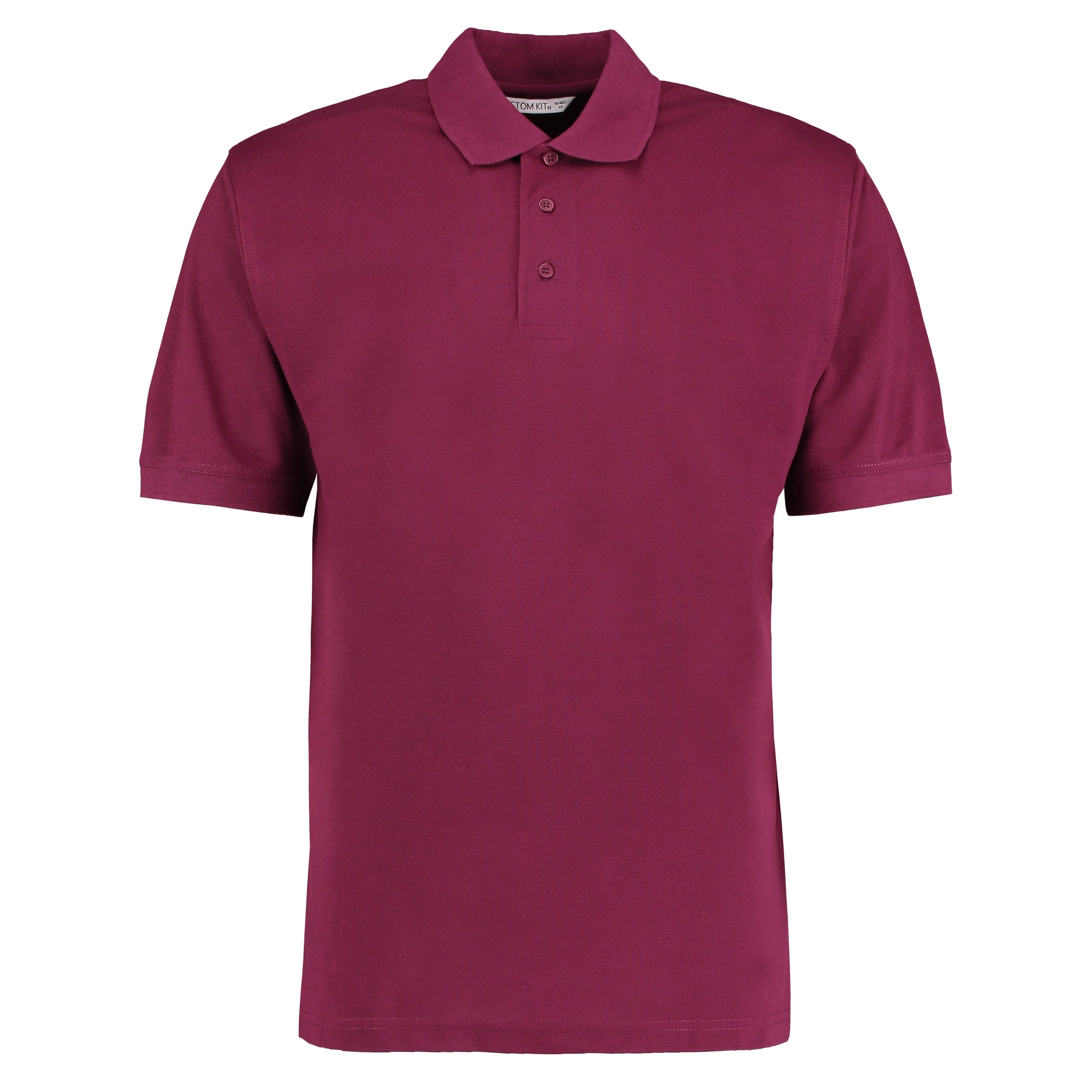 Kustom Kit Klassic Polo With Superwash® 60°C (Classic Fit) - Burgundy