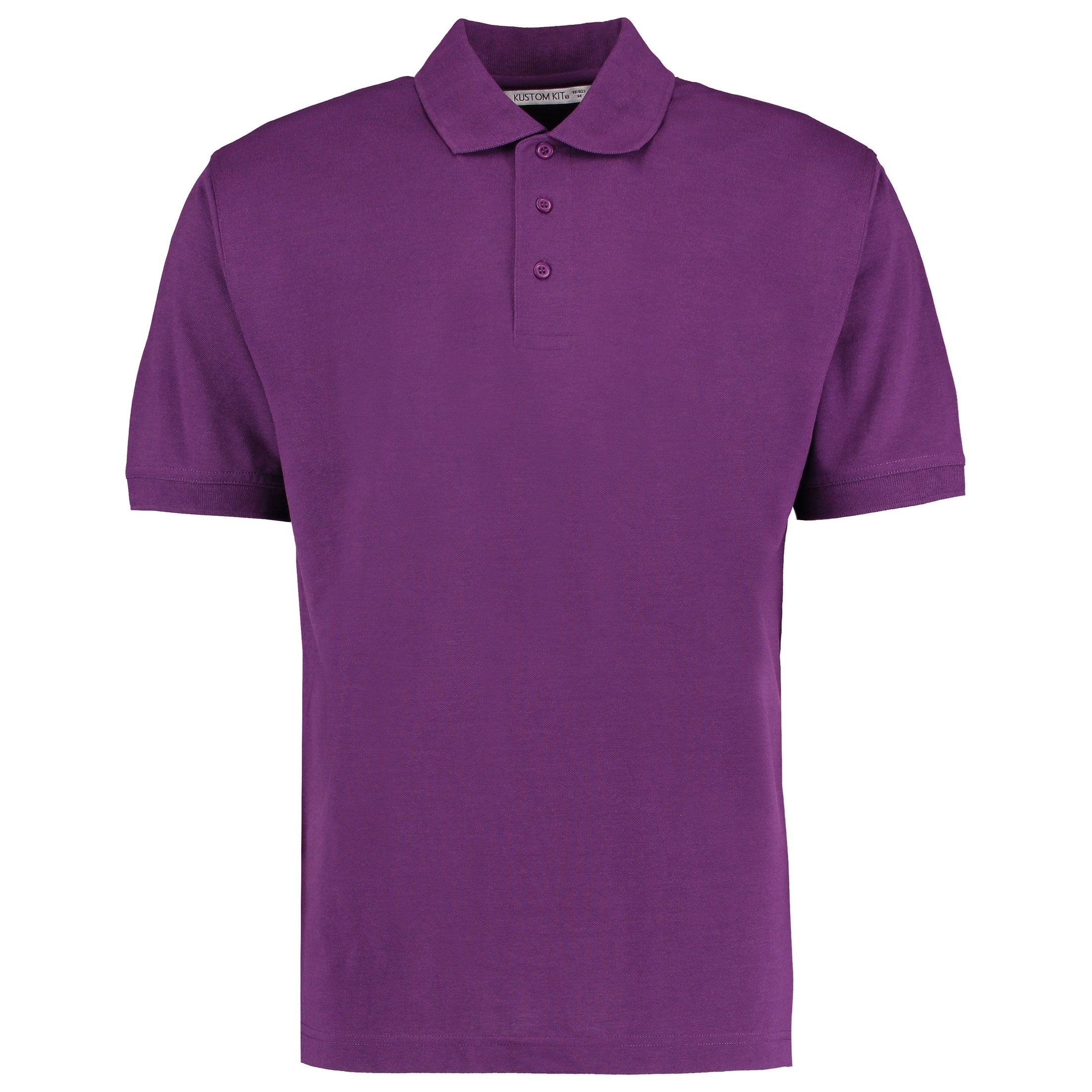 Kustom Kit Klassic Polo With Superwash® 60°C (Classic Fit) - Dark Purple