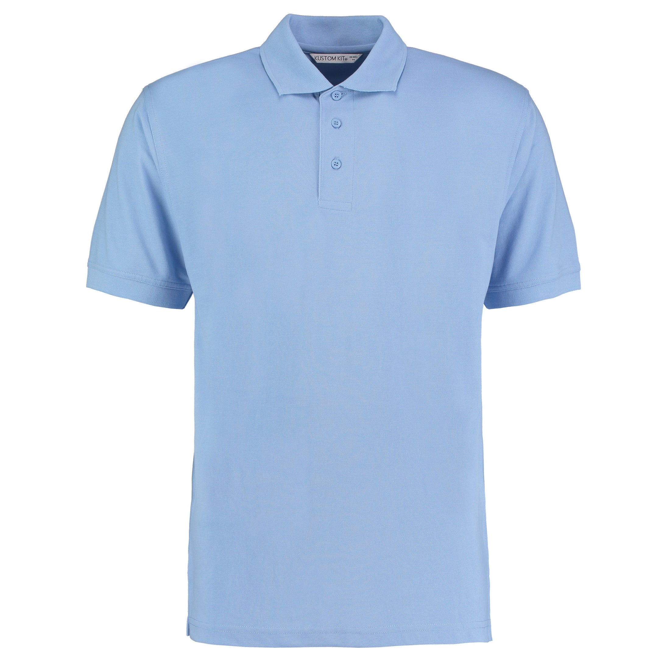Kustom Kit Klassic Polo With Superwash® 60°C (Classic Fit) - Light Blue