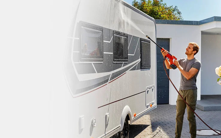 FLYMO EasiClean Li – Cordless Portable Pressure Washer