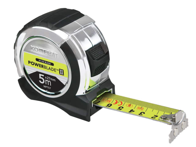 Komelon PowerBlade II Pocket Tape 5m (Width 27mm) (Metric only)