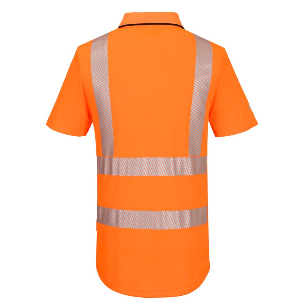 Portwest KX3 Sport Hi-Vis Zip Polo Shirt S/S