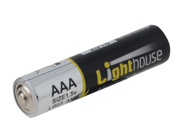 Lighthouse AAA LR03 Alkaline Batteries 1120 mAh AAA LR03