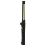 Sealey Rechargeable Aluminium Folding Pocket Light 2 COB & 1 SMD LED